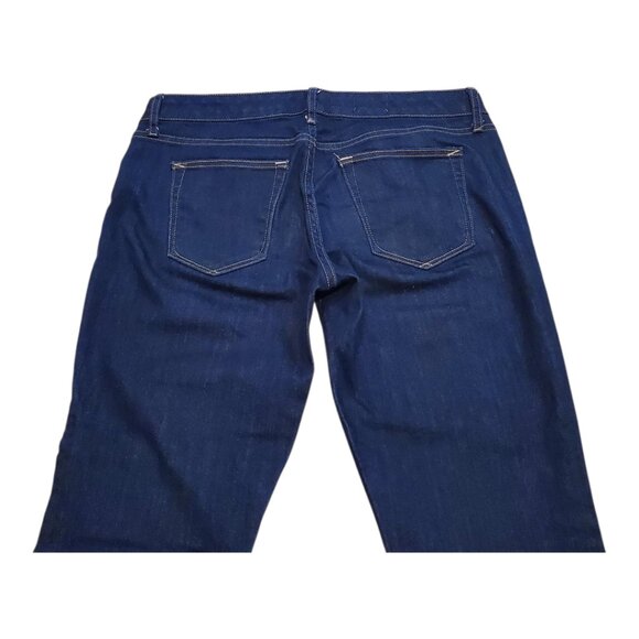 GAP 1969 SZ 29P Petite Women's Sexy Bootcut 5-Pocket Dark Wash Blue Jeans - Picture 10 of 13